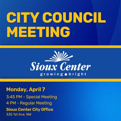 sioux center city office|sioux center city council.
